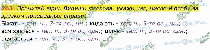 ГДЗ Українська мова 4 клас сторінка 263