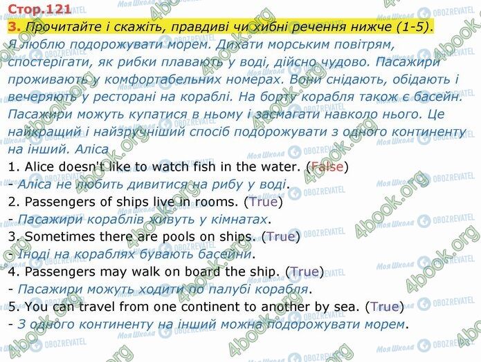 ГДЗ Английский язык 4 класс страница Стр.121 (3)