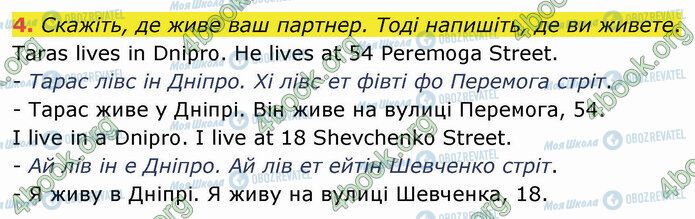 ГДЗ Англійська мова 4 клас сторінка Стр.32 (4)