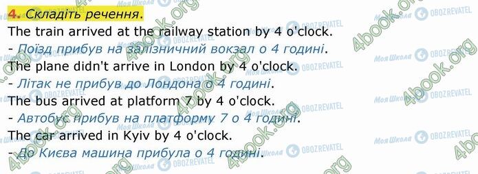 ГДЗ Англійська мова 4 клас сторінка Стр.110 (4)