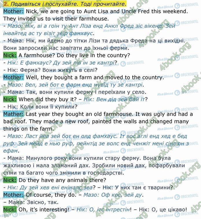 ГДЗ Англійська мова 4 клас сторінка Стр.96 (2)