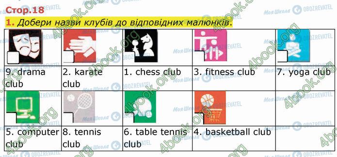 ГДЗ Английский язык 4 класс страница Стр.18 (1)