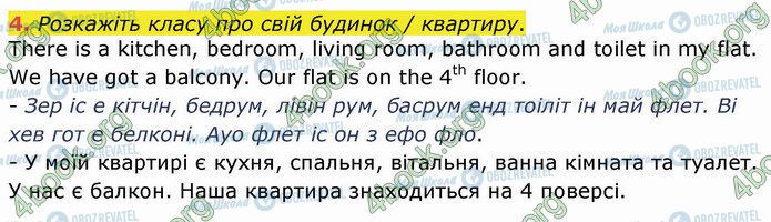 ГДЗ Англійська мова 4 клас сторінка Стр.33 (4)