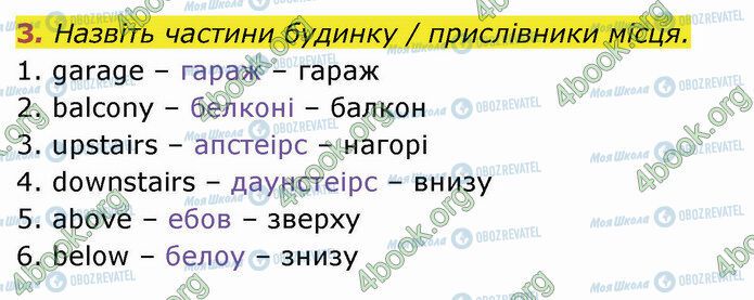 ГДЗ Англійська мова 4 клас сторінка Стр.32 (3)