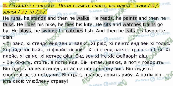 ГДЗ Англійська мова 4 клас сторінка Стр.18 (2)