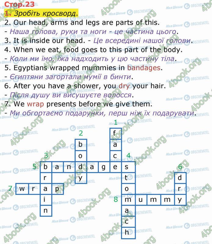 ГДЗ Англійська мова 4 клас сторінка Стр.23 (1)
