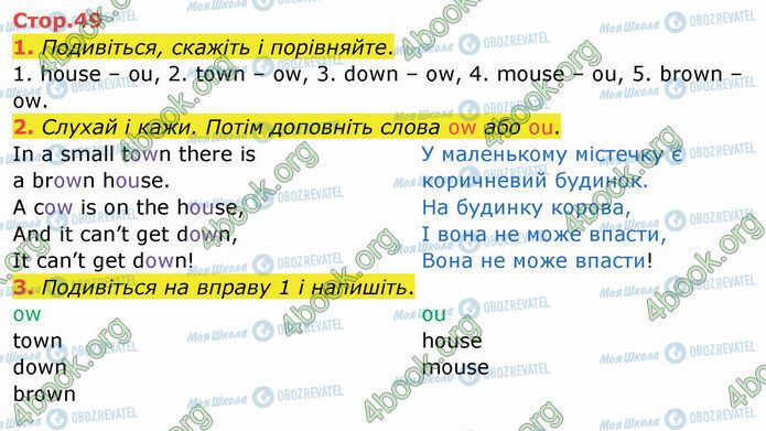 ГДЗ Англійська мова 4 клас сторінка Стр.49