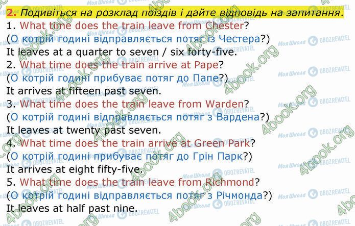 ГДЗ Англійська мова 4 клас сторінка Стр.44 (2)