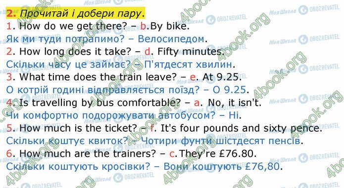 ГДЗ Англійська мова 4 клас сторінка Стр.50 (2)