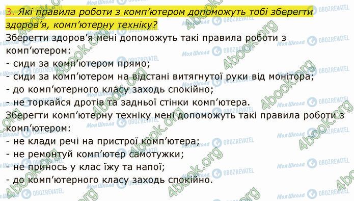 ГДЗ Інформатика 4 клас сторінка Стр.6 (3)