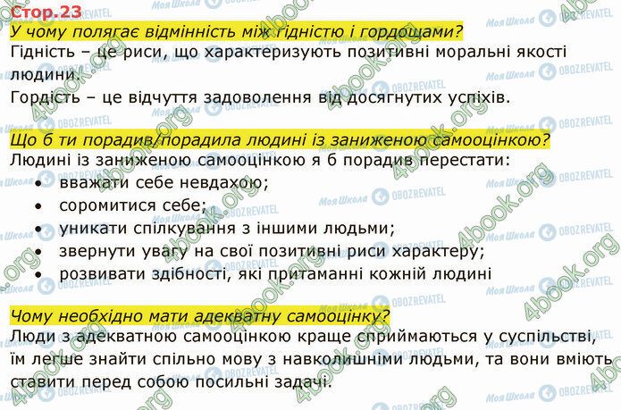 ГДЗ Я досліджую світ 4 клас сторінка Стр.23