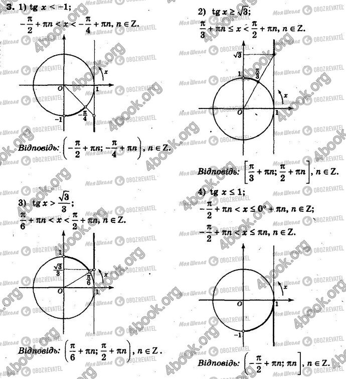 ГДЗ Алгебра 10 класс страница 3