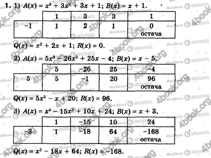 ГДЗ Алгебра 10 клас сторінка §8.4 Впр.1