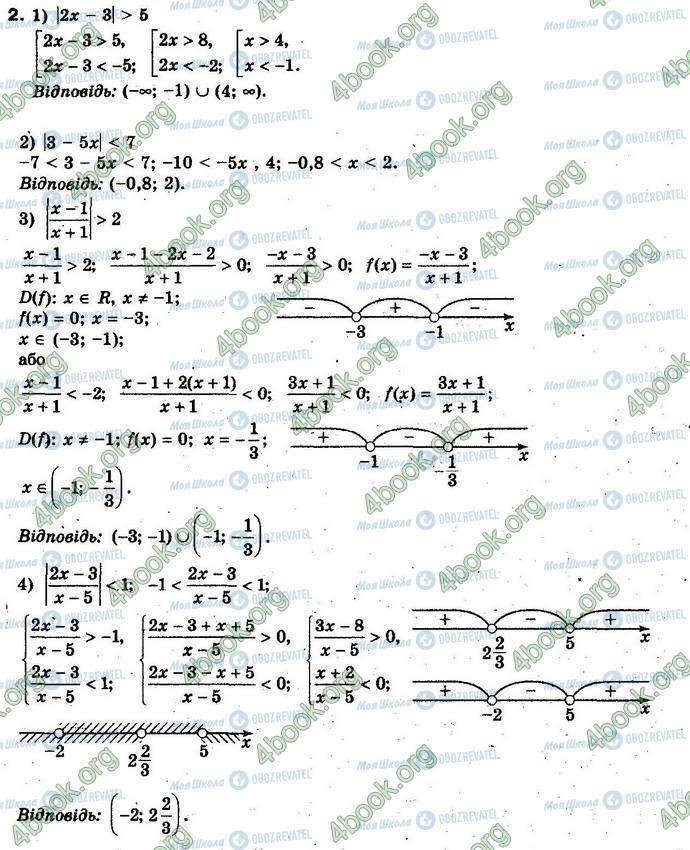 ГДЗ Алгебра 10 клас сторінка 2