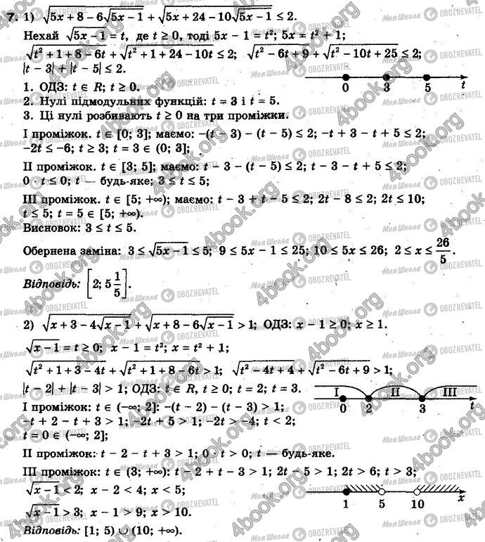 ГДЗ Алгебра 10 клас сторінка 7