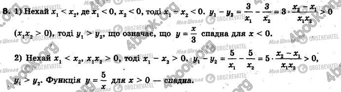 ГДЗ Алгебра 10 клас сторінка §2.1 Впр.8