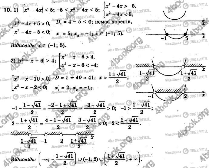ГДЗ Алгебра 10 клас сторінка 10