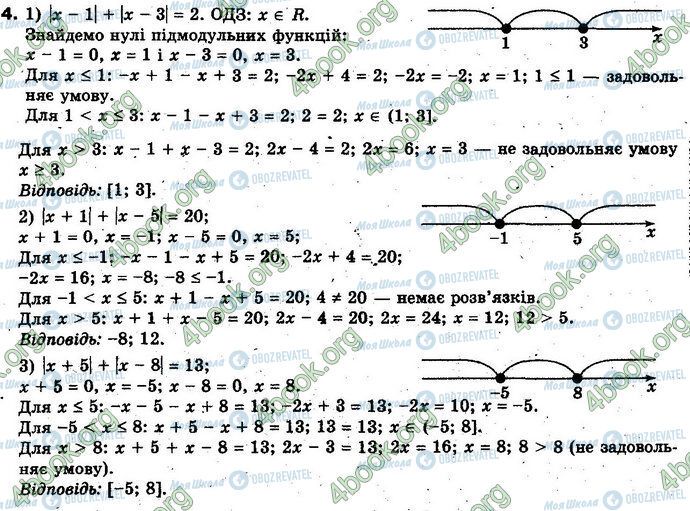 ГДЗ Алгебра 10 клас сторінка 4