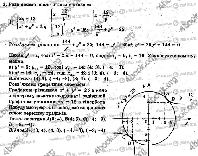 ГДЗ Алгебра 10 клас сторінка §3.2 Впр.5-1