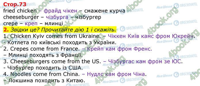 ГДЗ Английский язык 3 класс страница Стр.73 (2)