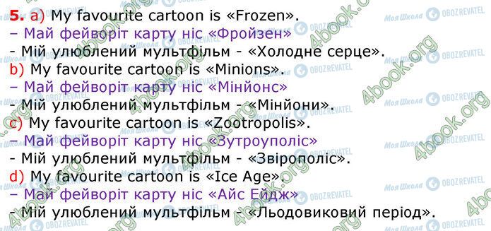 ГДЗ Англійська мова 3 клас сторінка Стр.75 (5)