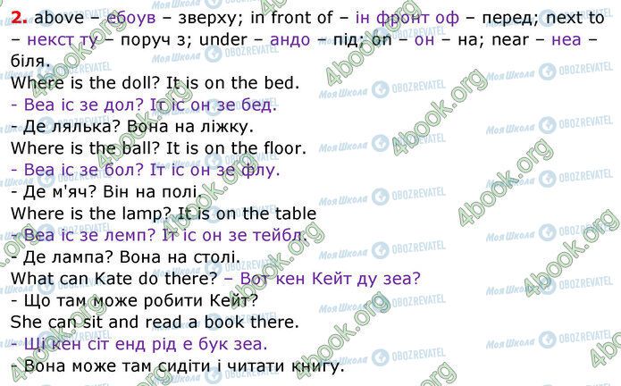 ГДЗ Англійська мова 3 клас сторінка Стр.41 (2)