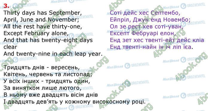 ГДЗ Англійська мова 3 клас сторінка Стр.121 (3)