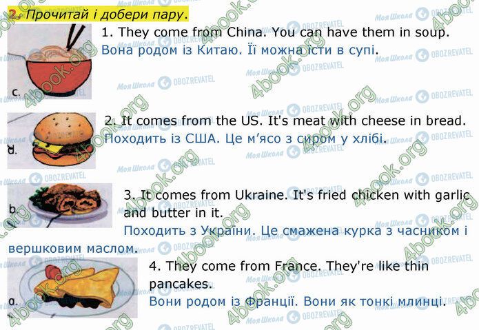 ГДЗ Англійська мова 3 клас сторінка Стр.50 (2)