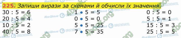 ГДЗ Математика 3 класс страница 225