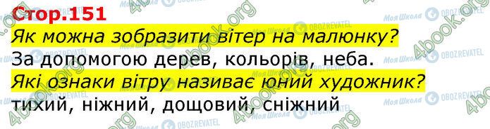 ГДЗ Українська мова 3 клас сторінка Стр.151