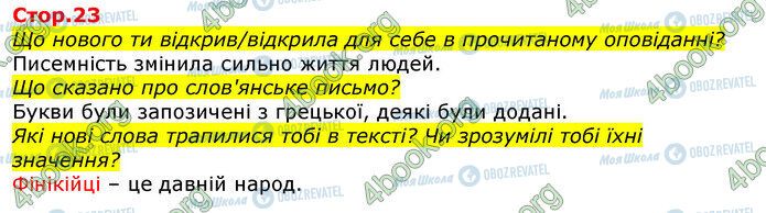 ГДЗ Українська мова 3 клас сторінка Стр.23