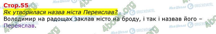 ГДЗ Українська мова 3 клас сторінка Стр.55