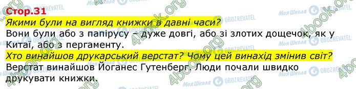 ГДЗ Українська мова 3 клас сторінка Стр.31