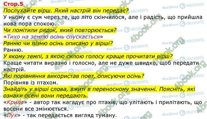 ГДЗ Українська мова 3 клас сторінка Стр.5