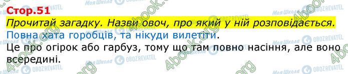 ГДЗ Українська мова 3 клас сторінка Стр.51