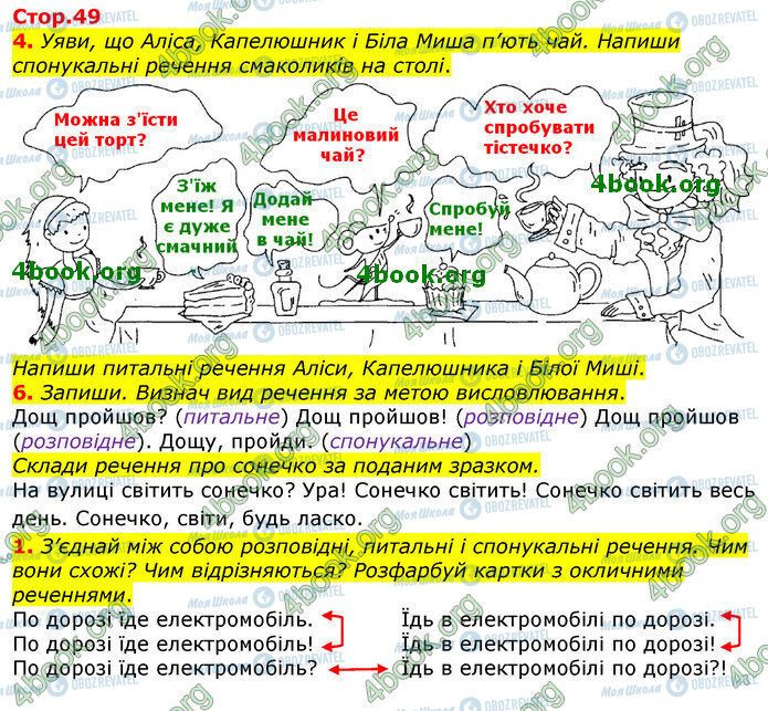 ГДЗ Українська мова 3 клас сторінка Стр.49