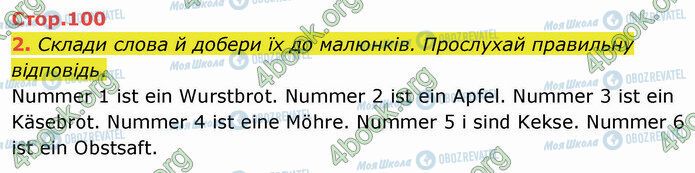 ГДЗ Немецкий язык 3 класс страница Стр.100