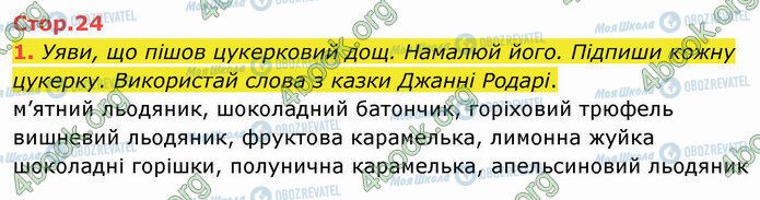 ГДЗ Українська мова 2 клас сторінка Стр.24