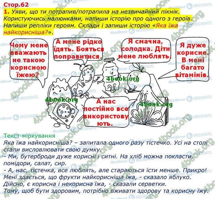 ГДЗ Українська мова 2 клас сторінка Стр.62