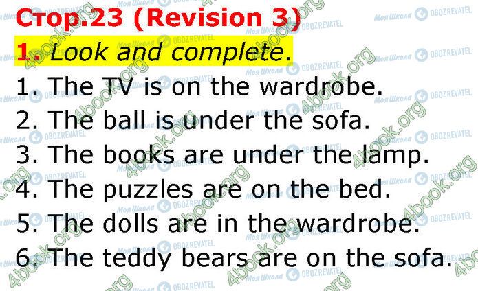 ГДЗ Англійська мова 2 клас сторінка Стр.23