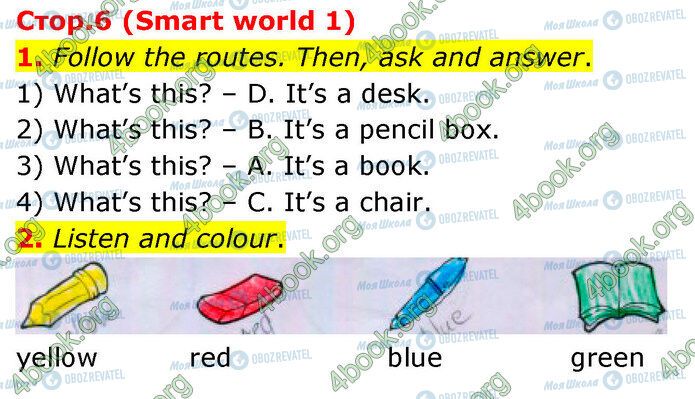 ГДЗ Английский язык 2 класс страница Стр.6