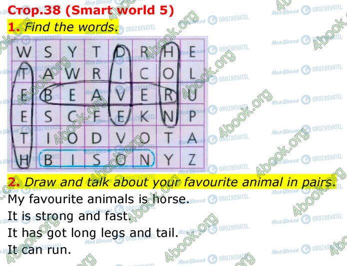 ГДЗ Англійська мова 2 клас сторінка Стр.38