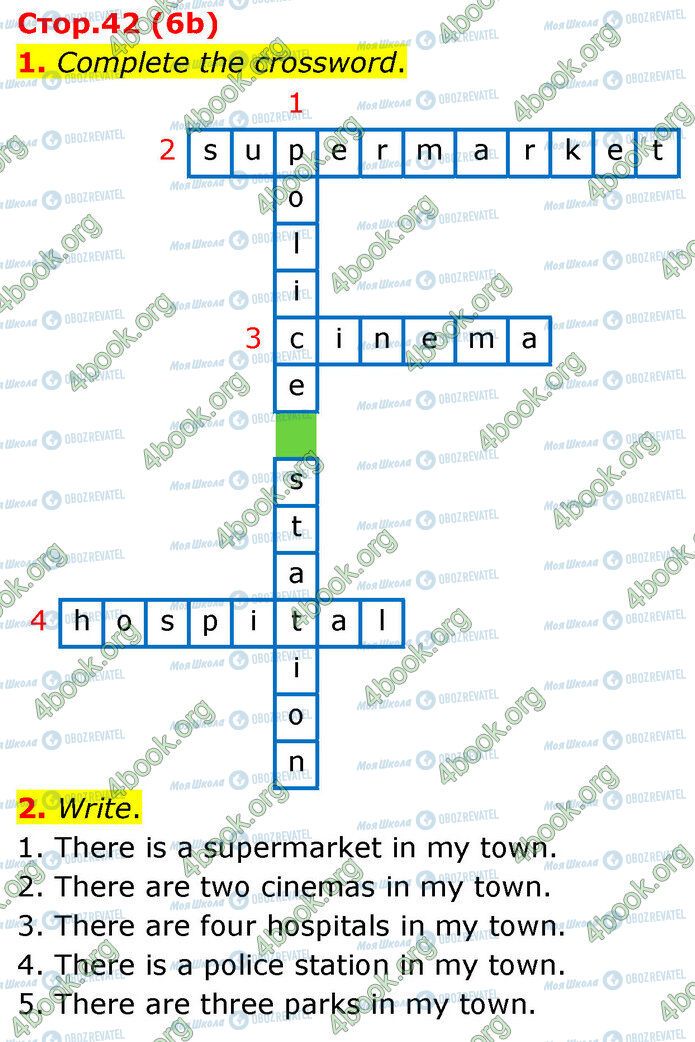 ГДЗ Англійська мова 2 клас сторінка Стр.42