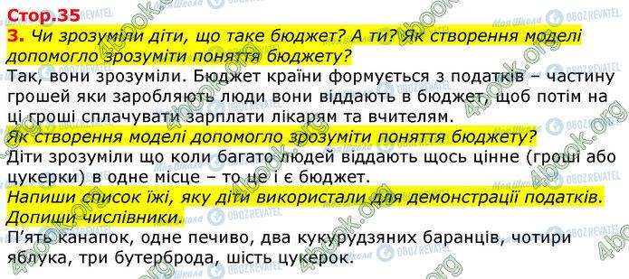 ГДЗ Українська мова 3 клас сторінка Стр.35 (3)