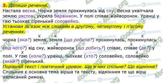 ГДЗ Укр мова 3 класс страница Стр.83 (3)