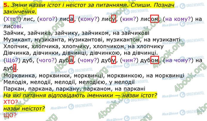 ГДЗ Українська мова 3 клас сторінка Стр.98 (5)