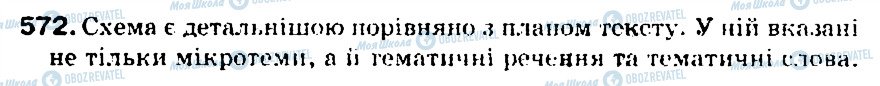ГДЗ Українська мова 5 клас сторінка 572