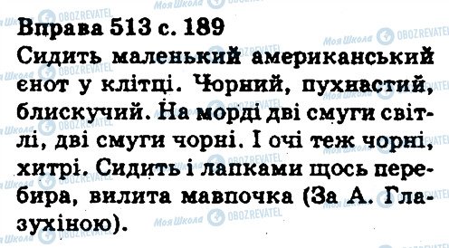 ГДЗ Українська мова 5 клас сторінка 513