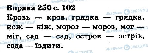 ГДЗ Українська мова 5 клас сторінка 250