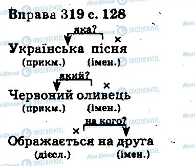 ГДЗ Укр мова 5 класс страница 319